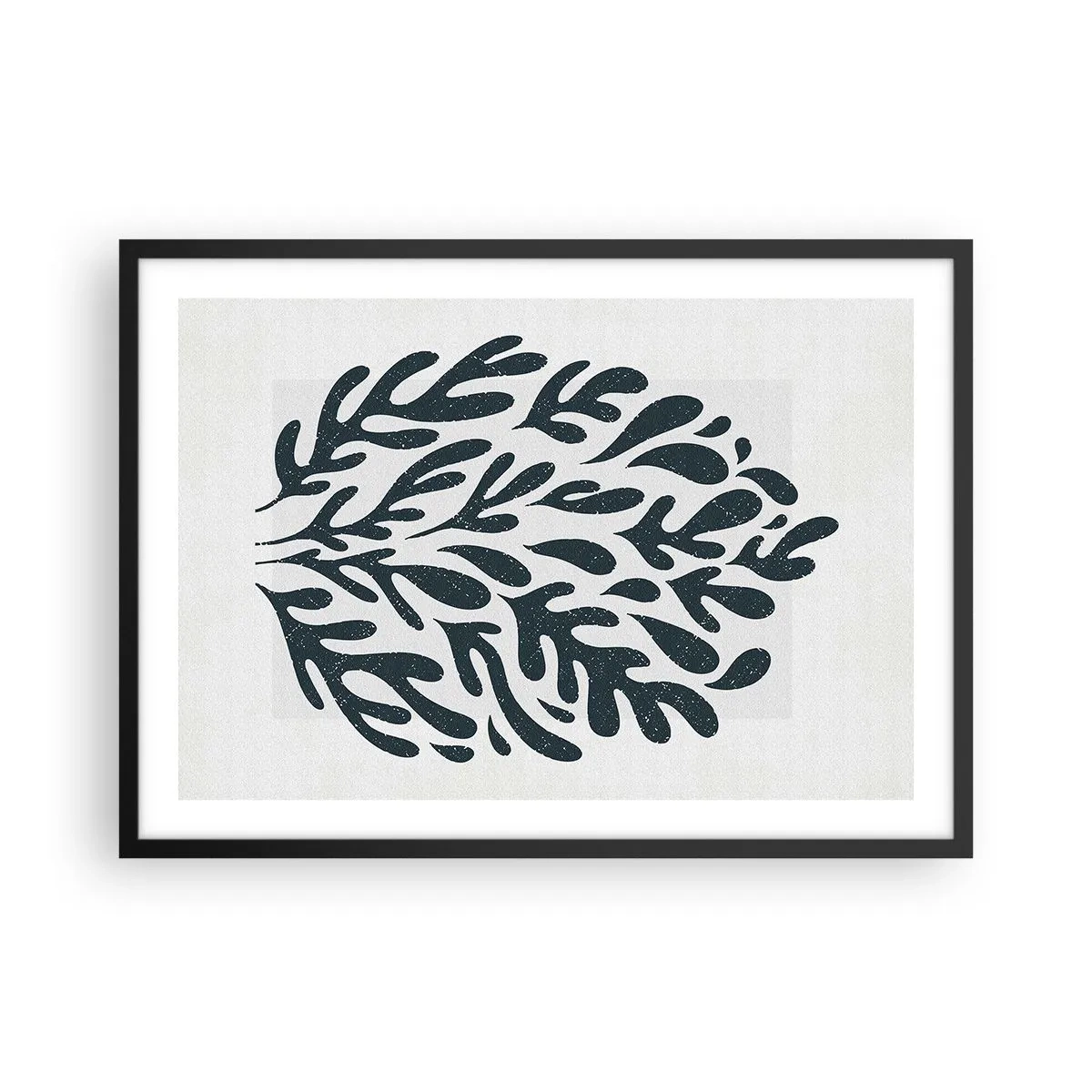 Poster in black frame - Shapes of Nature - 70x50 cm