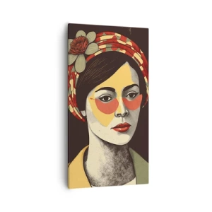 Canvas picture - Coral Lady - 55x100 cm