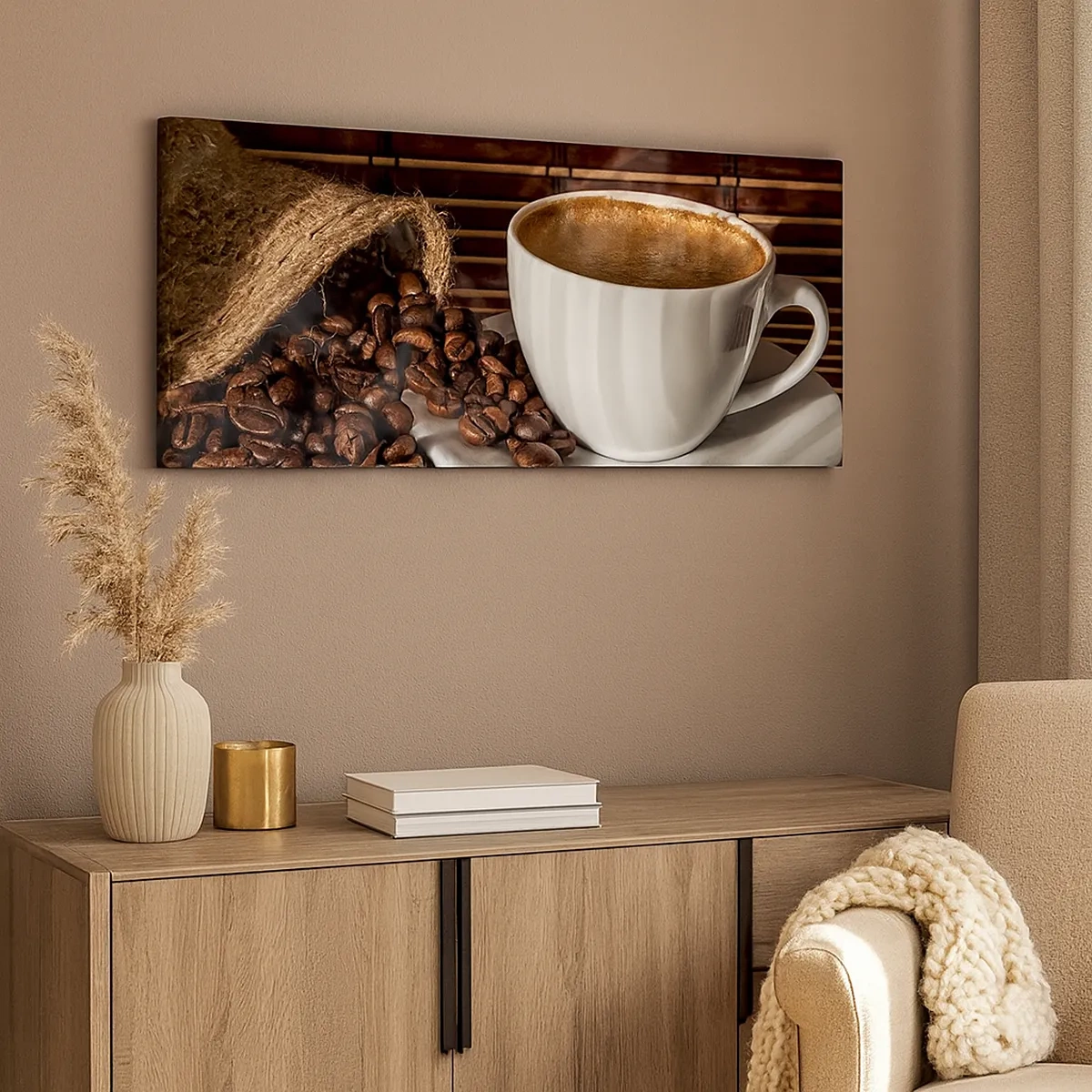 Canvas picture - Blackness of Coal, Clarity of Diamond - 30x30 cm