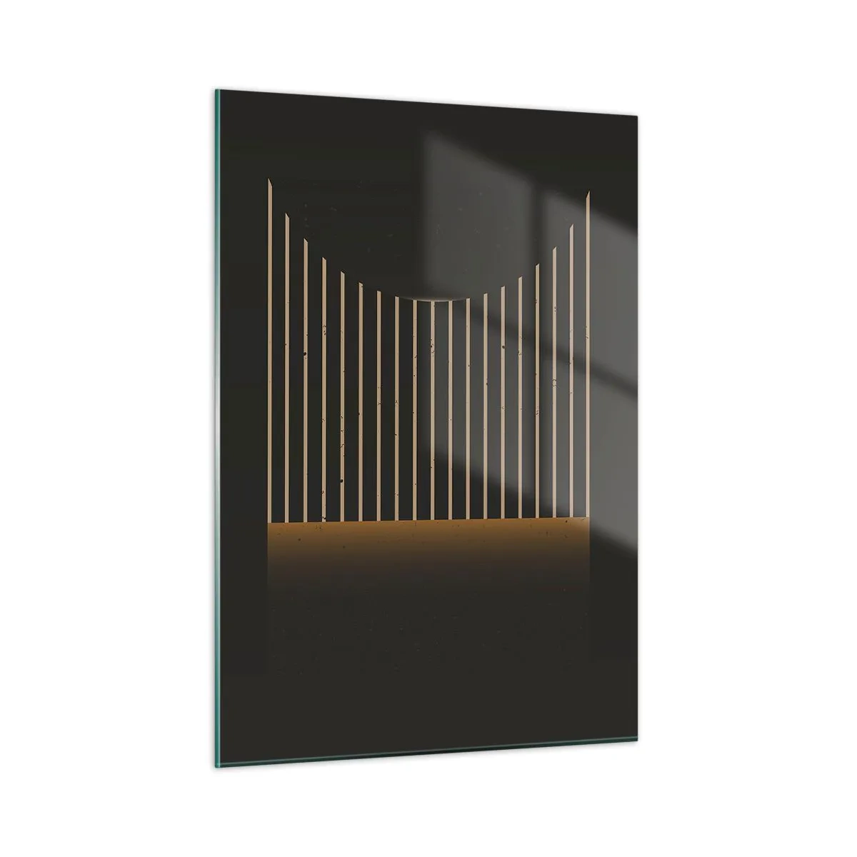 Glass picture - Investigating Darkness - 50x70 cm
