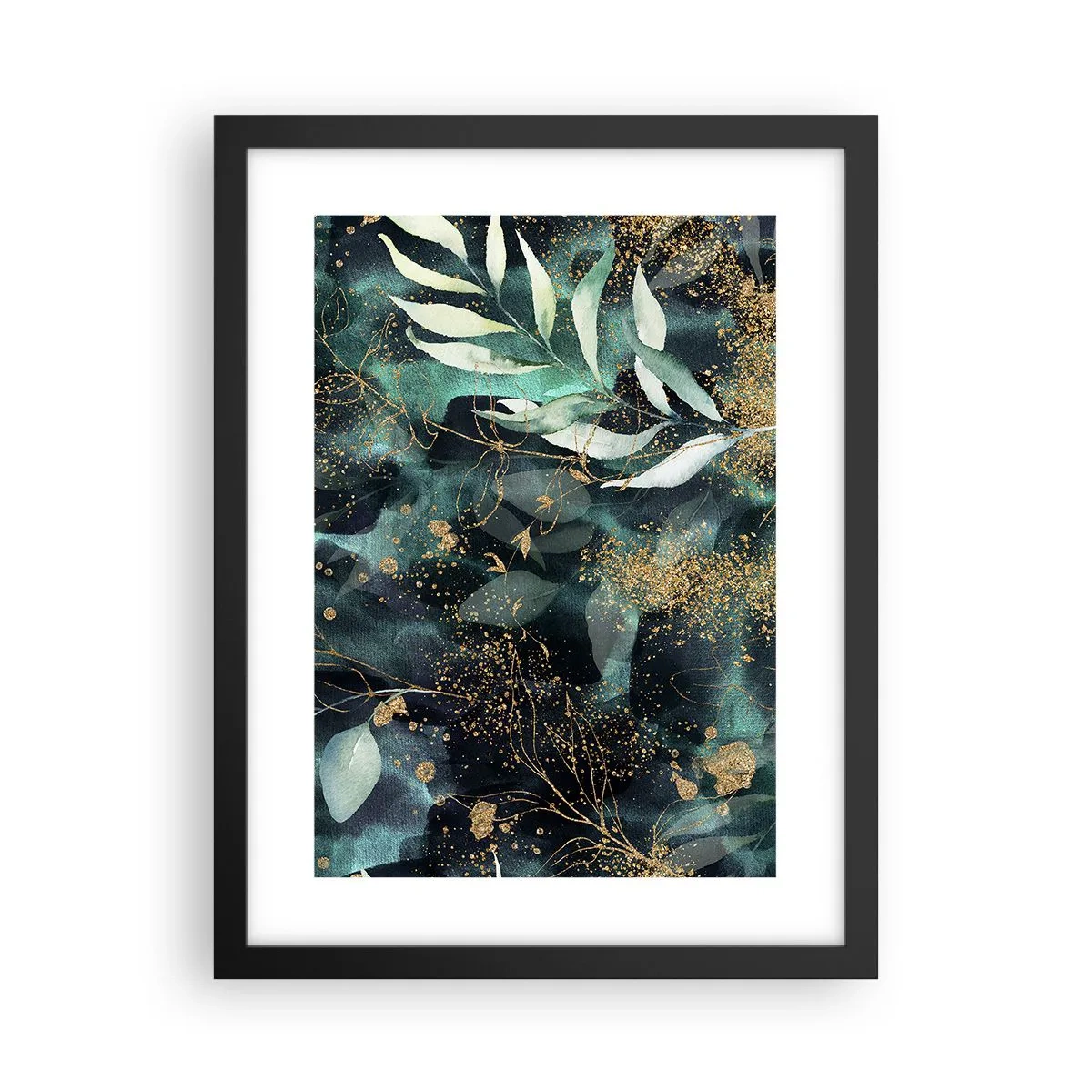 Poster in black frame - Enchanted Garden - 30x40 cm