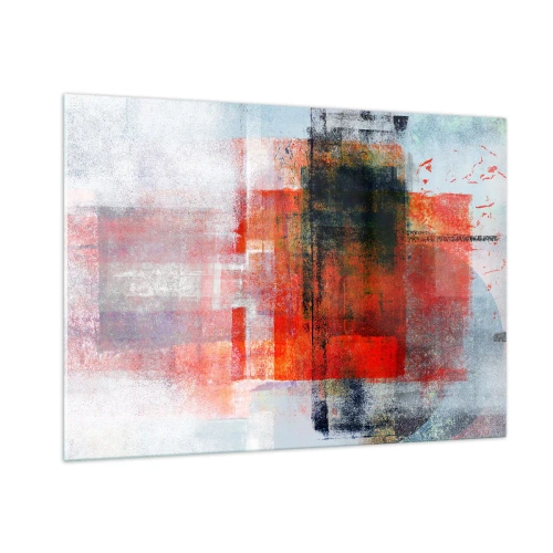 Glass picture - Glowing Composition - 100x70 cm