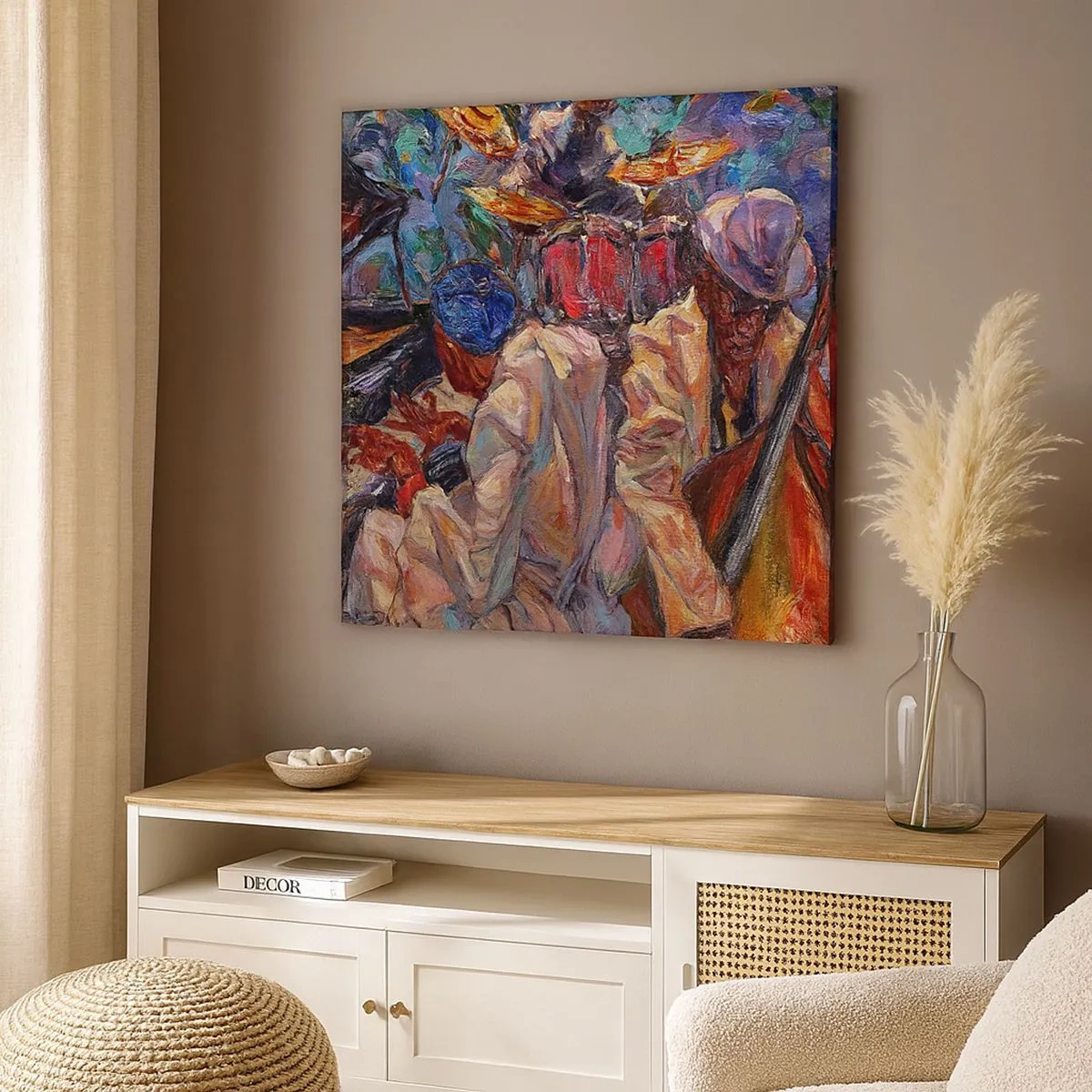 Canvas picture - In the Same Rhythm - 30x30 cm