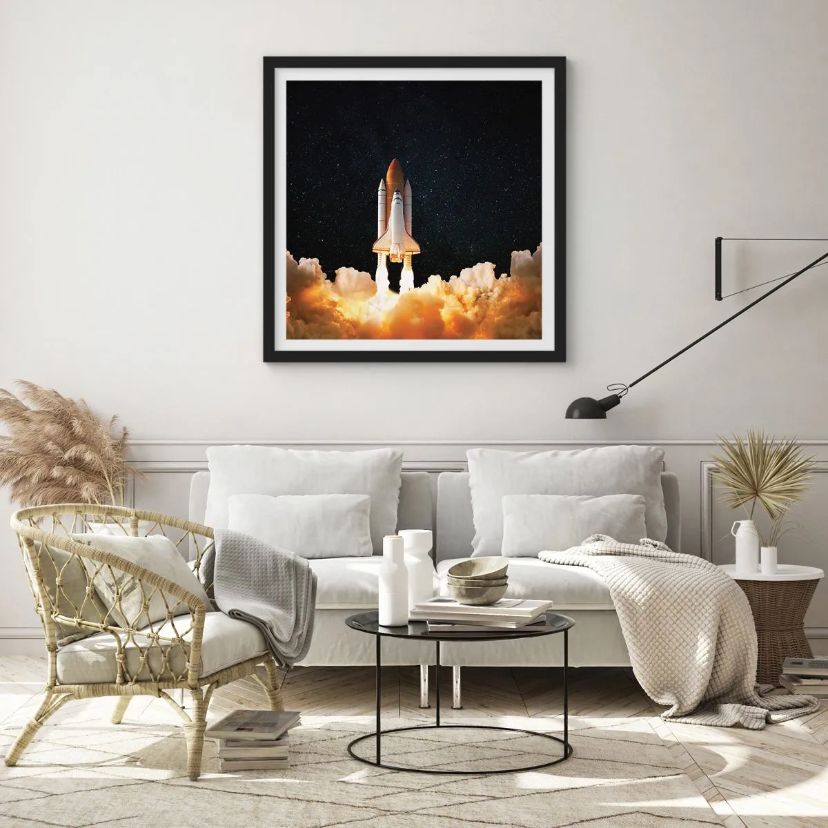 Poster in black frame - As Astra! - 60x60 cm