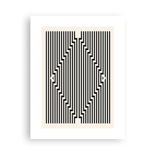 Poster - Geometrical Illusion - 30x40 cm