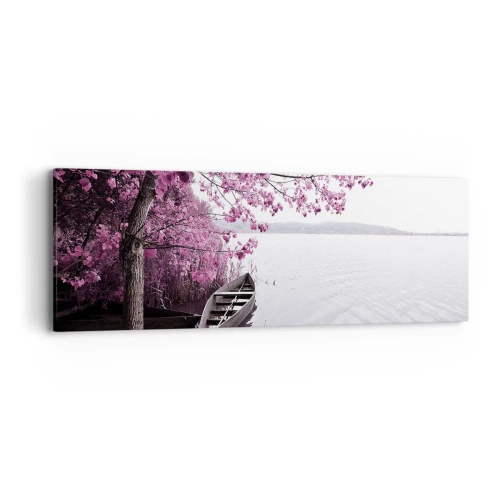 Canvas picture - In Pink Silence - 90x30 cm