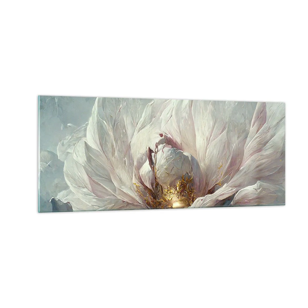 Glass picture - It Blooms Once Every Hunderd Years - 100x40 cm