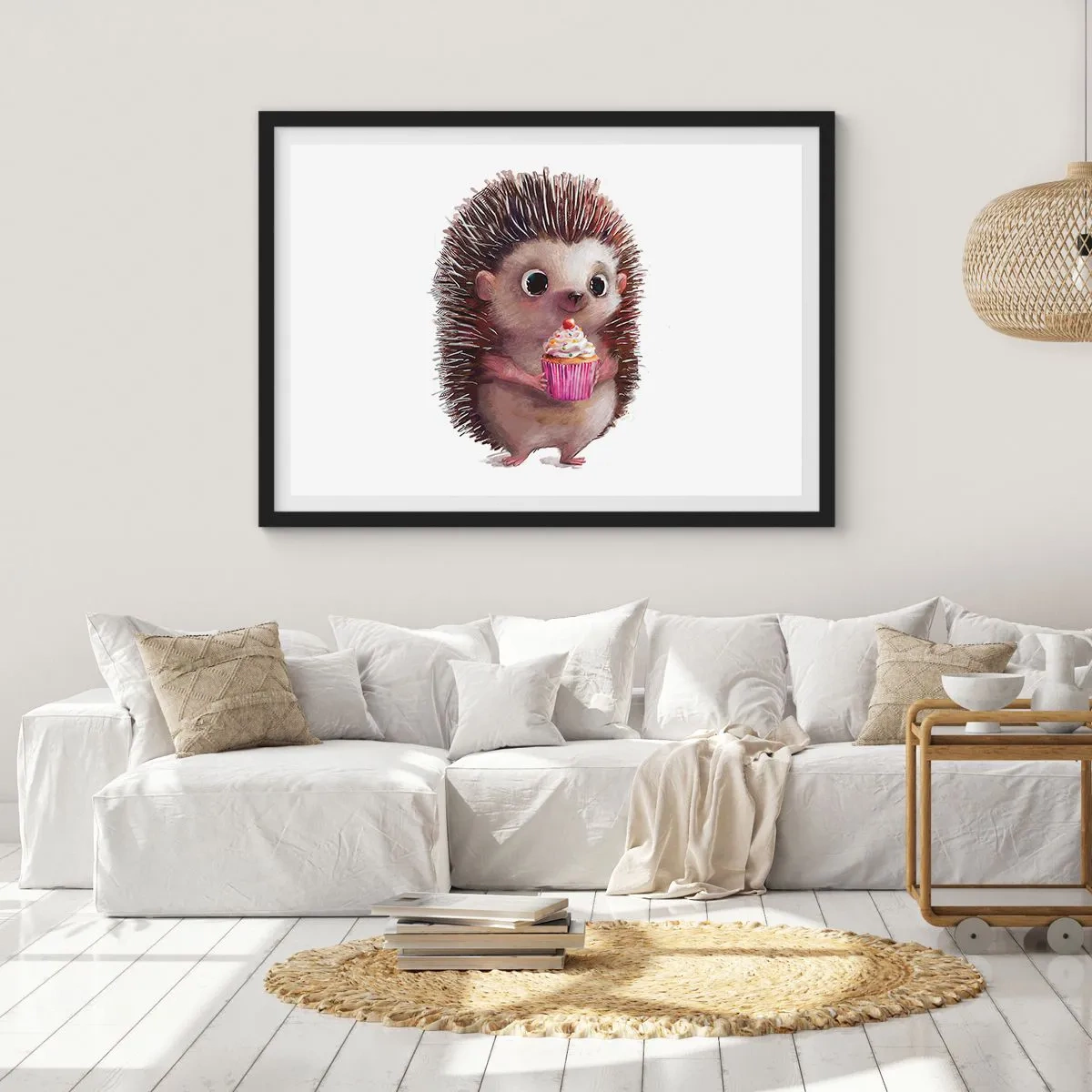 Poster in black frame - Everyday is Holiday - 50x40 cm