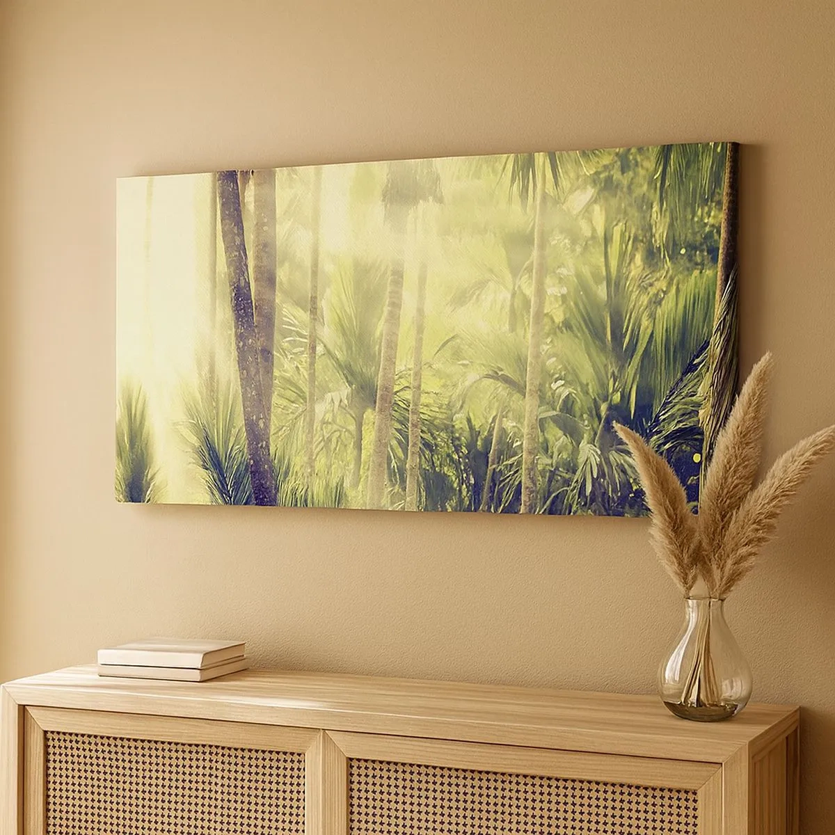 Canvas picture - In Green Heat - 100x40 cm