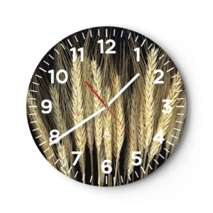 Wall clock - Clock on glass - Rustic Magic - 40x40 cm