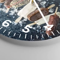 Clock face with numbers