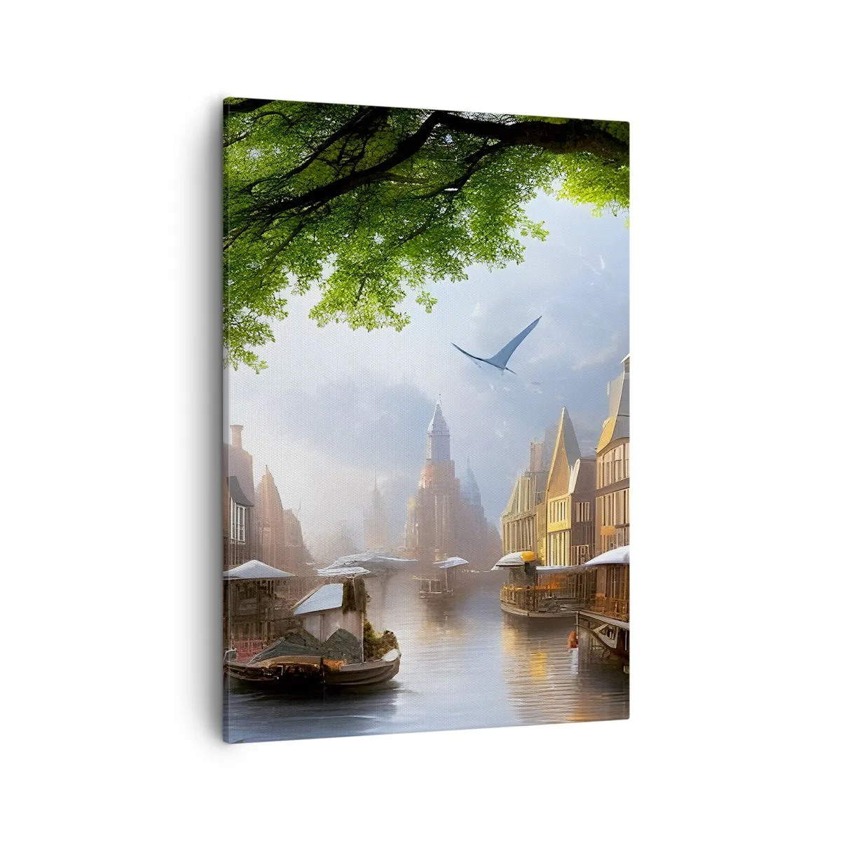 Canvas picture - Dutch Urban Landscape - 50x70 cm