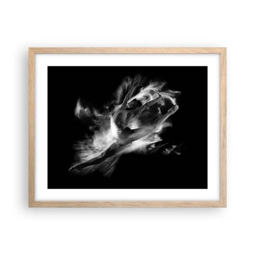 Poster in light oak frame - Stopped i in Flight - 50x40 cm