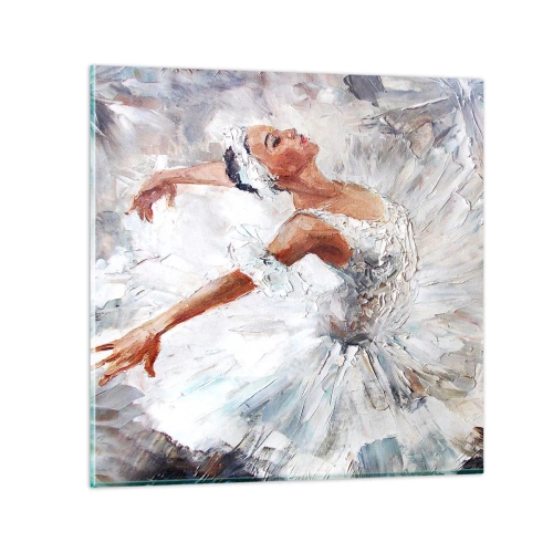 Glass picture - Delicate and Light As a Tulle - 50x50 cm