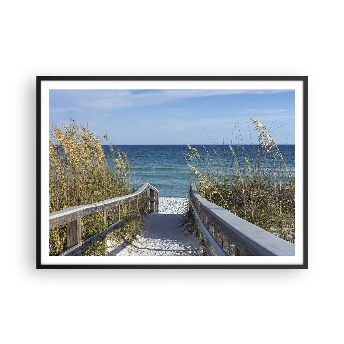 Poster in black frame - In the Sun, out in the Wind - 100x70 cm