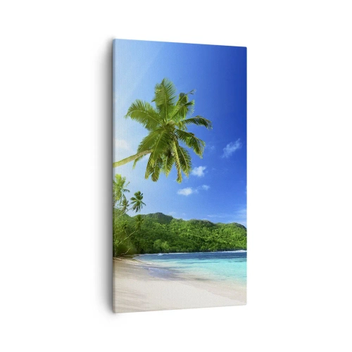 Canvas picture - Mild Touch of the Tropics - 55x100 cm