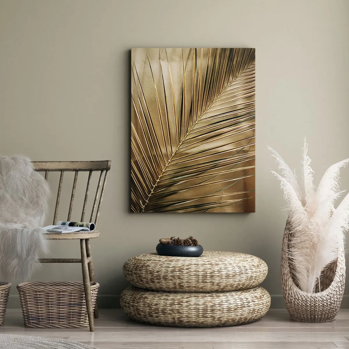 Canvas picture - Natural Colonnade - 55x100 cm