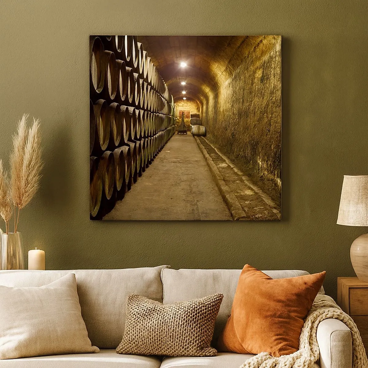 Canvas picture - It is Good to Lie Down - 30x30 cm