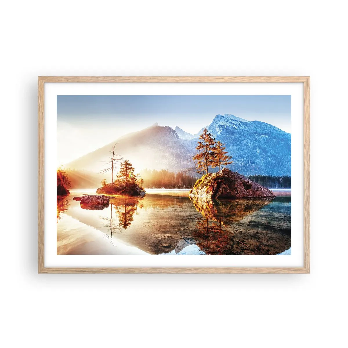Poster in light oak frame - Nature in New Light - 70x50 cm