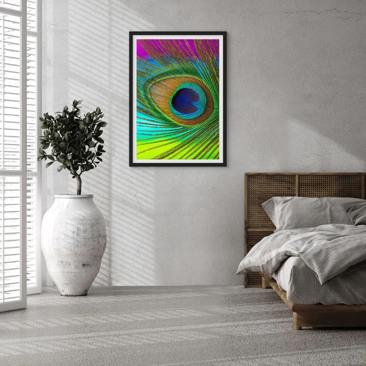 Poster in black frame - Eye to Eye - 70x100 cm