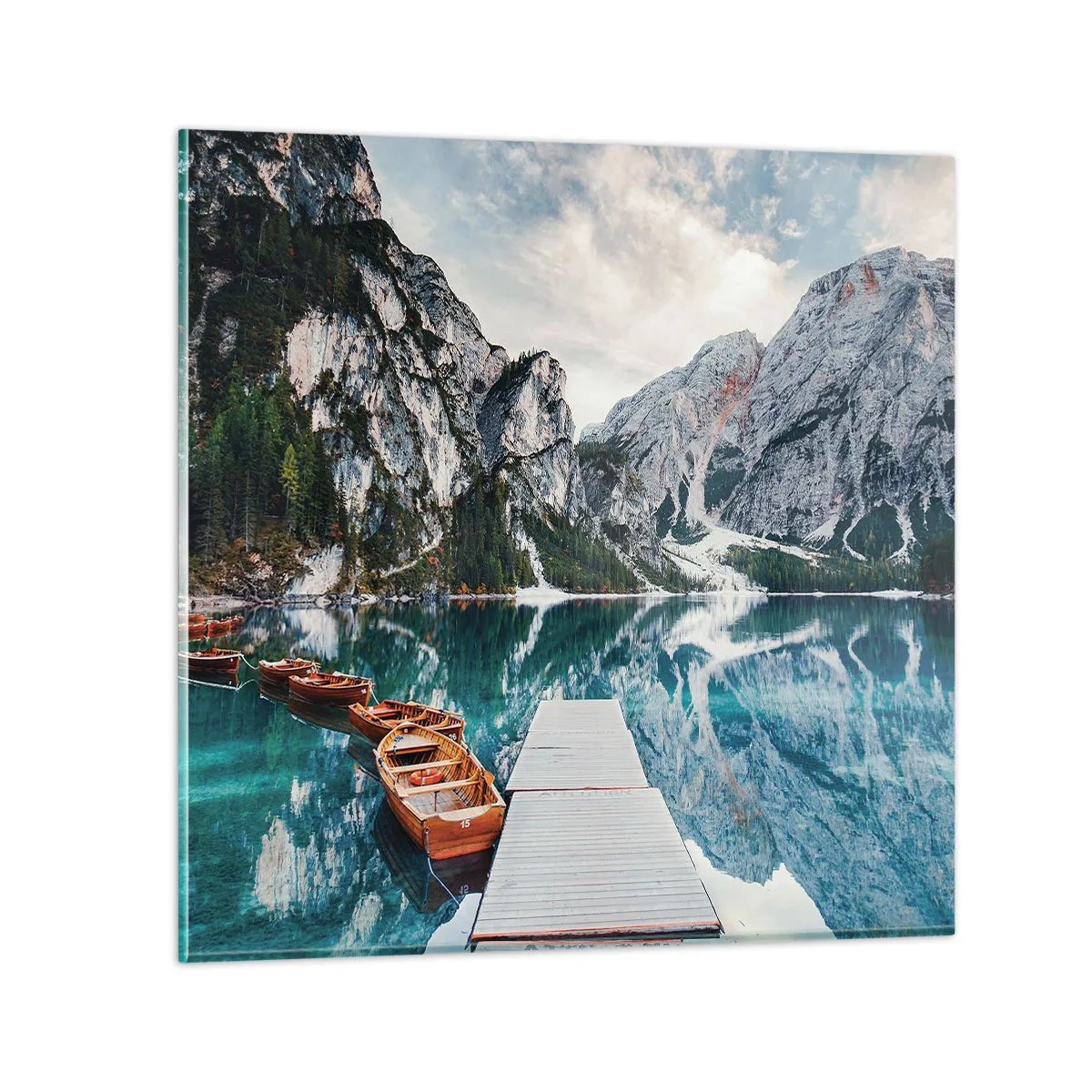 Glass picture - We Will Show You Beauty - 60x60 cm
