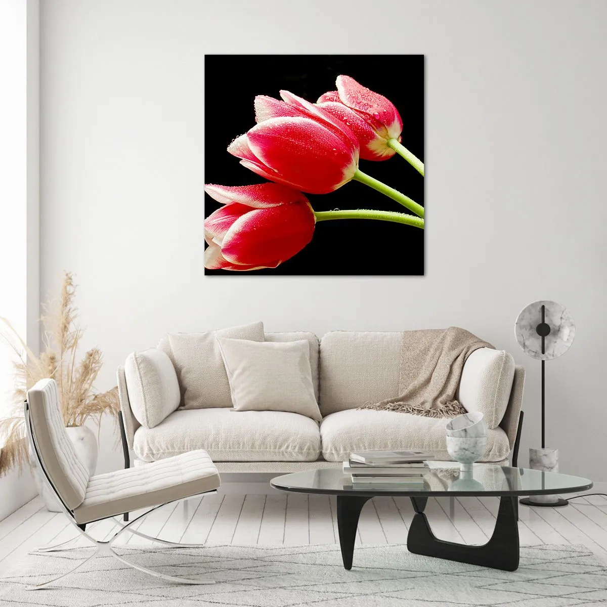 Glass picture - Promise of Pure Love - 50x50 cm