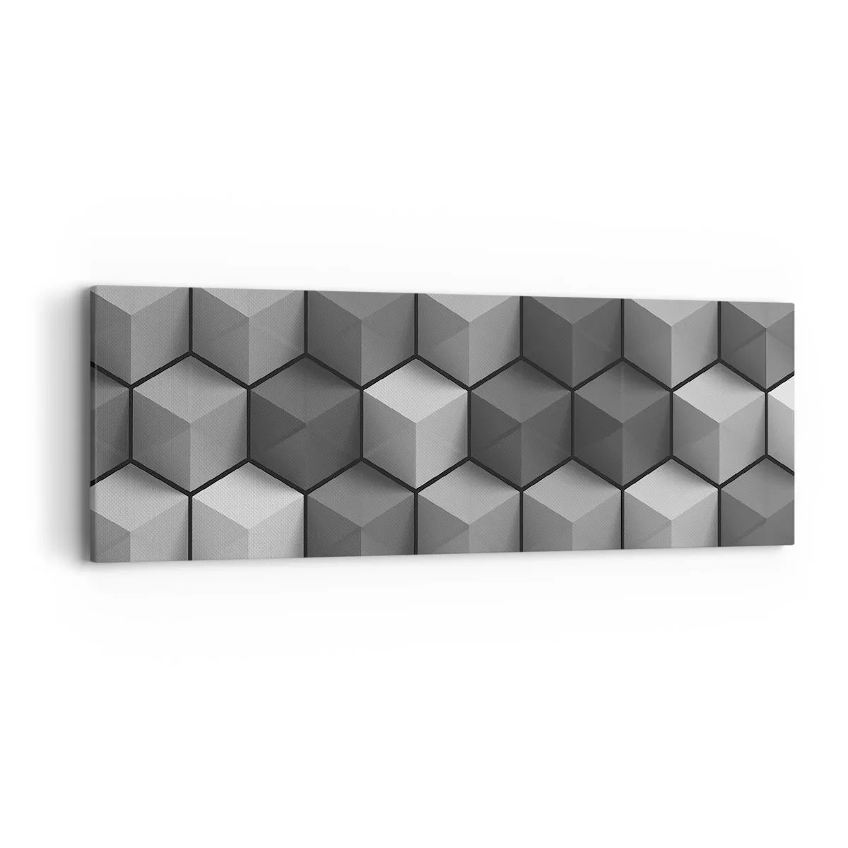 Canvas picture - Cubist Jigsaw - 90x30 cm