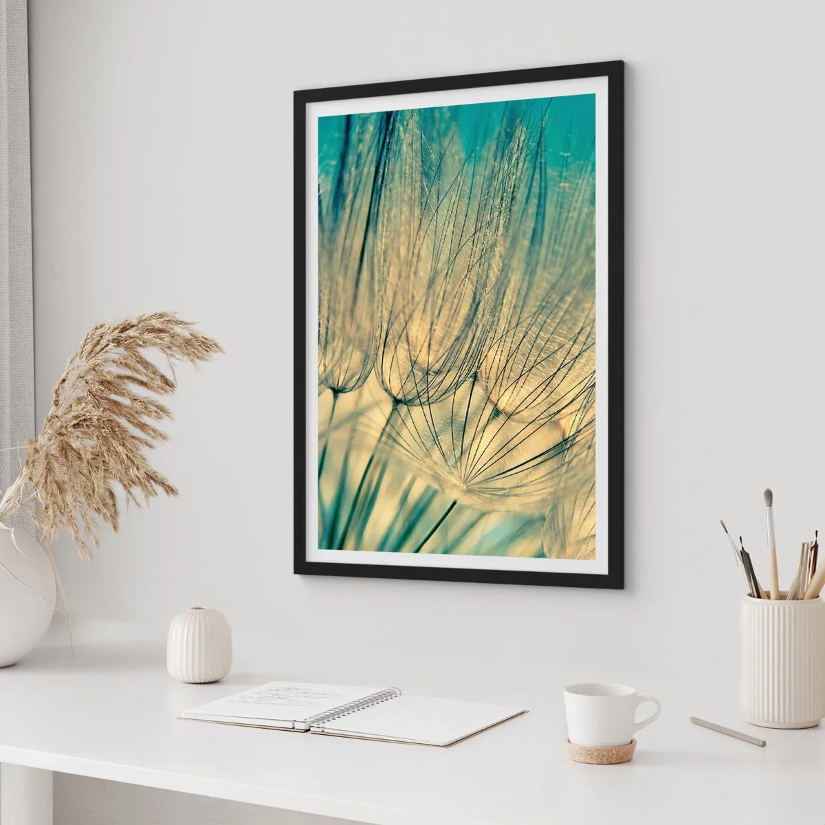 Poster in black frame - Waiting for the Wind - 70x100 cm