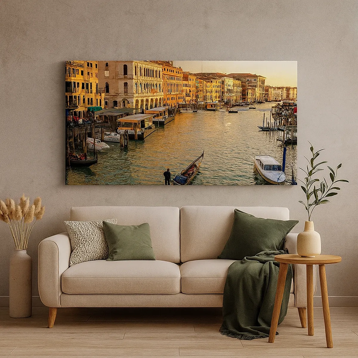 Canvas picture - On the Sunny side of a Street - 30x30 cm