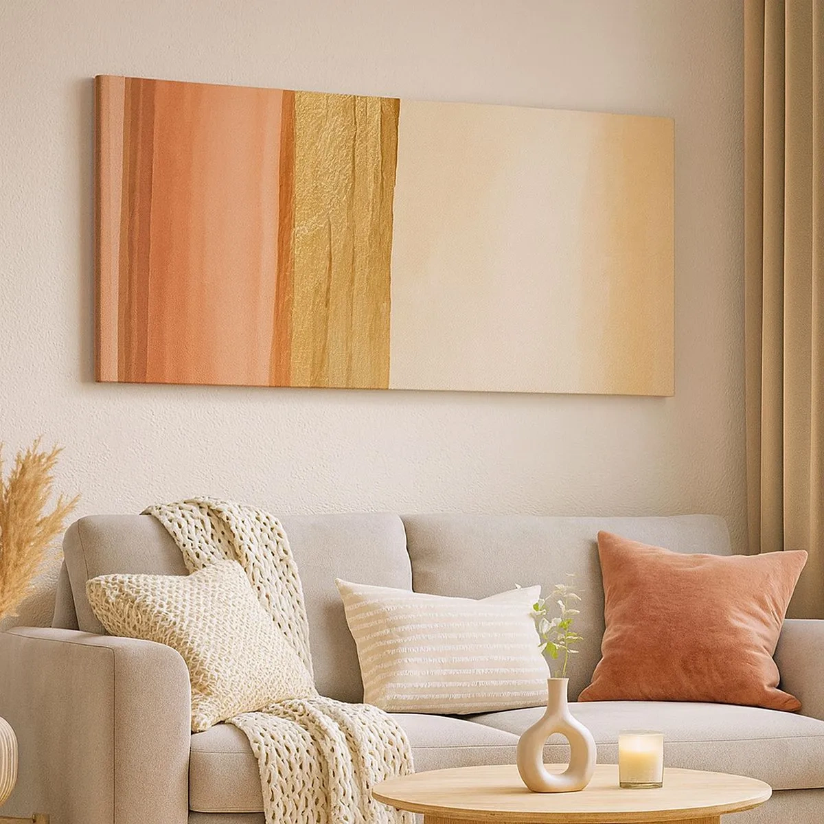 Canvas picture - Vertical Composition - 100x40 cm