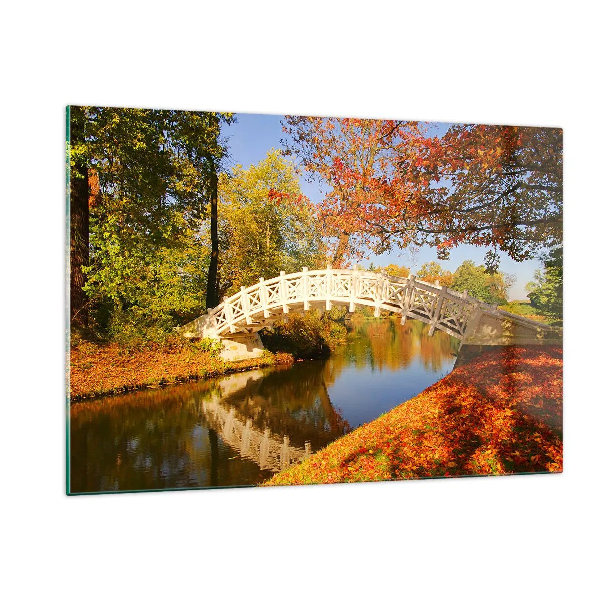 Glass picture - On a White Bridge of Sighs - 120x80 cm