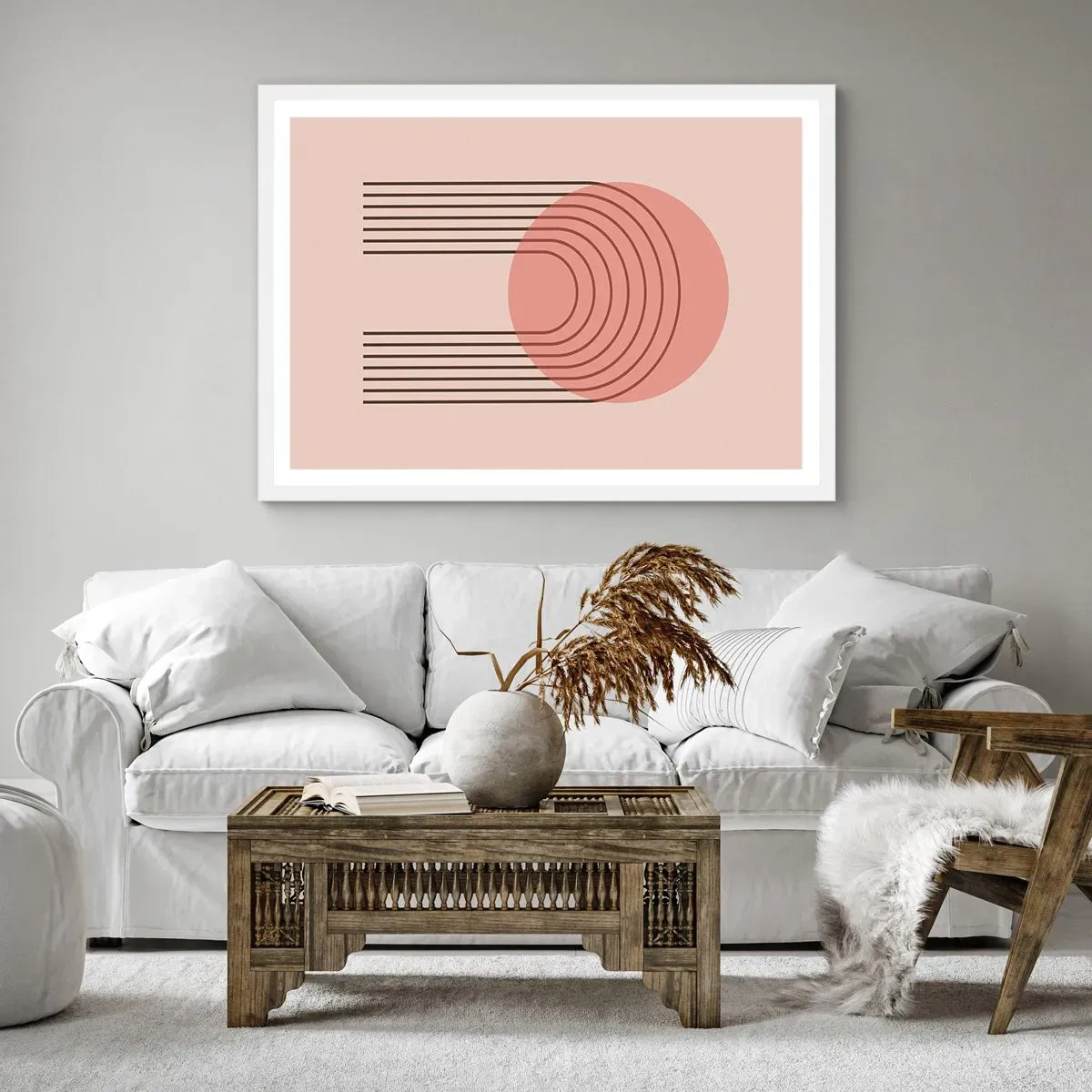 Poster in white frmae - Irresistible Attraction - 40x30 cm
