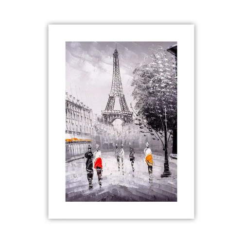 Poster - Parisian Walk - 30x40 cm