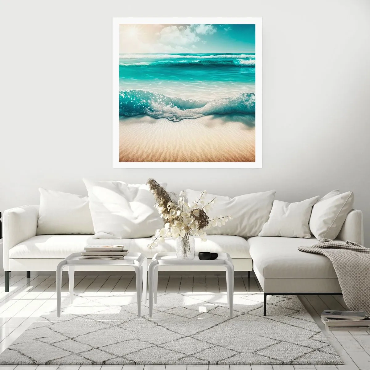 Poster - Calm of the Ocean - 60x60 cm