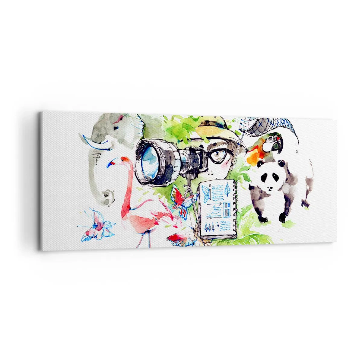 Canvas picture - In Travelller's Lens - 100x40 cm