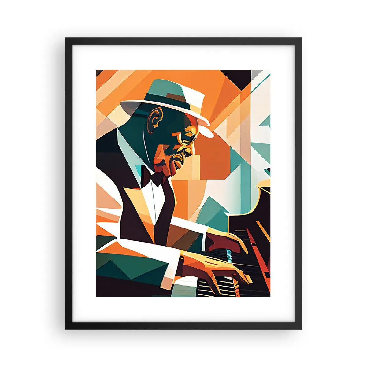 Poster in black frame - All that Jazz - 40x50 cm