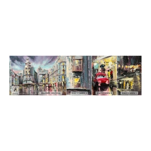 Photo Wallpaper Sample Standard Eco - It Will Be a Great Evening - City, Madrid, Architecture - 100x30 cm