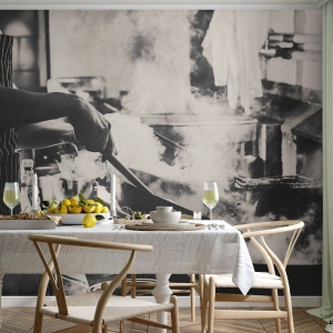 Photo Wallpaper Standard Eco - Alchemy of Flavours - Kitchen, Gastronomy, Restaurant - 200x140 cm