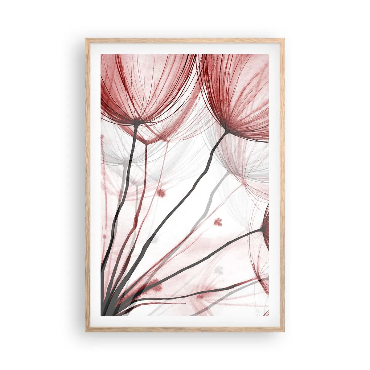 Poster in light oak frame - Before Takeoff - 61x91 cm