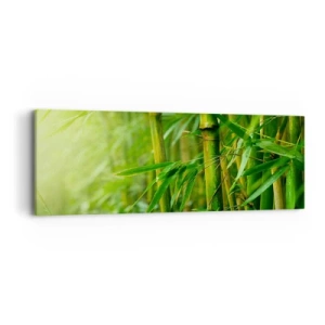 Canvas picture - Getting to Know the Green - 90x30 cm
