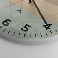 Clock face with numbers