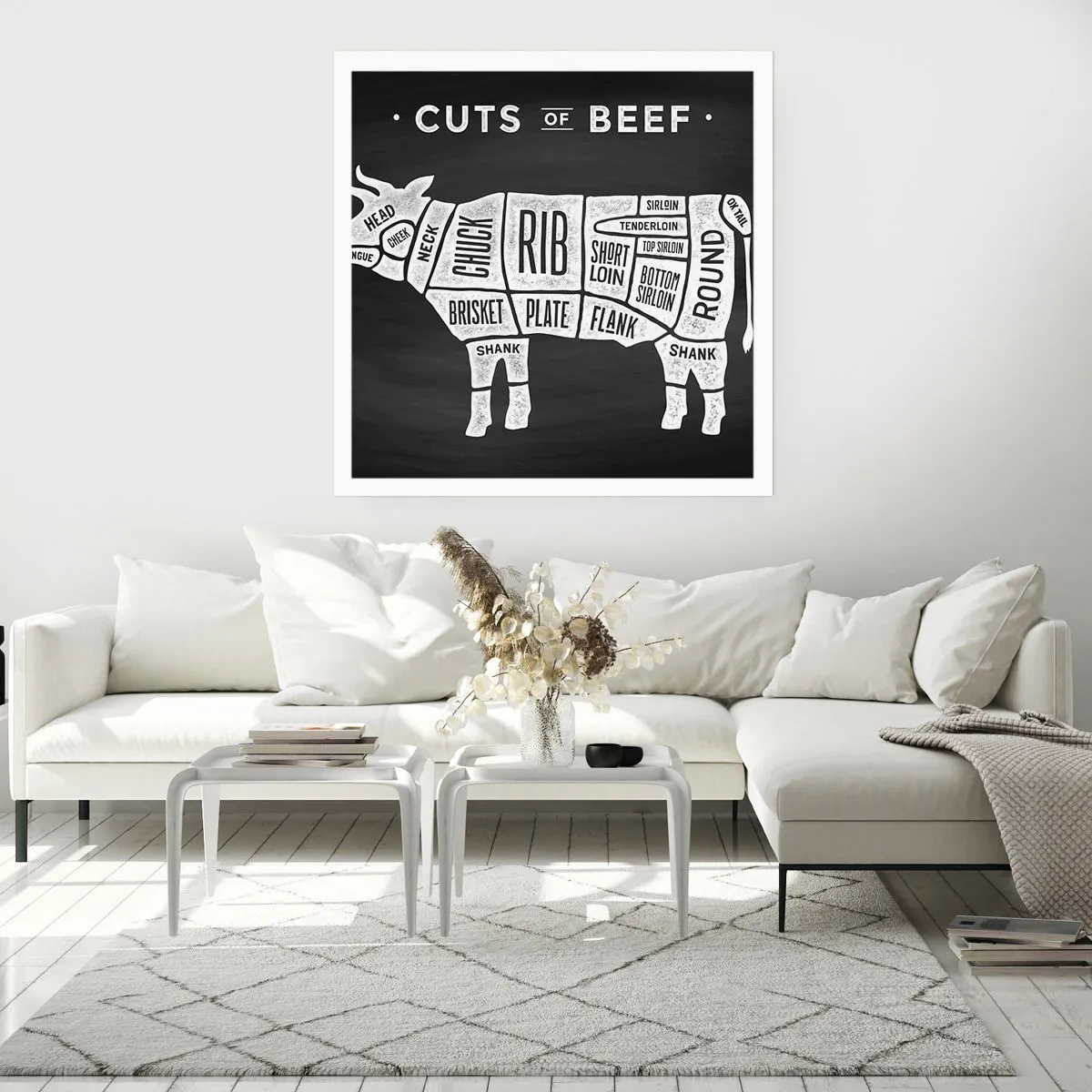 Poster - Time for a Feast - 50x50 cm