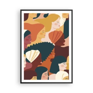 Poster in black frame - Pure Womanhood - 70x100 cm