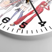 Clock face with numbers