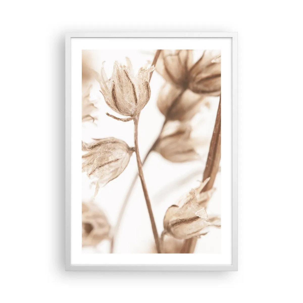 Poster in white frmae - Ringing at the End of Summer - 50x70 cm