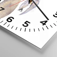 Clock face with numbers