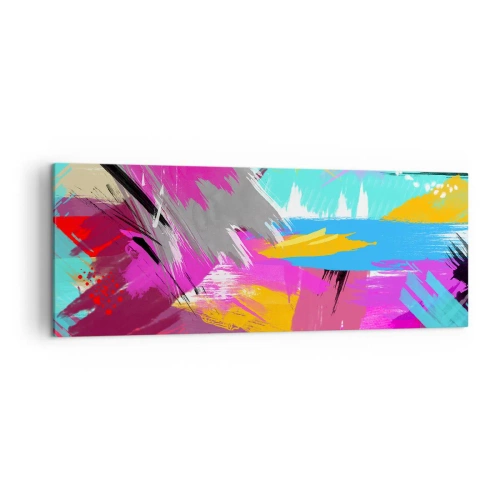 Canvas picture - One More Stroke - 140x50 cm