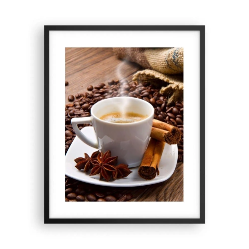 Poster in black frame - Spicy Flavour and Aroma - 40x50 cm