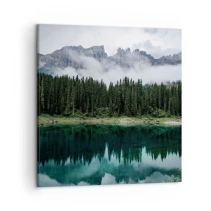 Canvas picture - Quiet Please, Let's Not Wake Up Still Waters - 50x50 cm