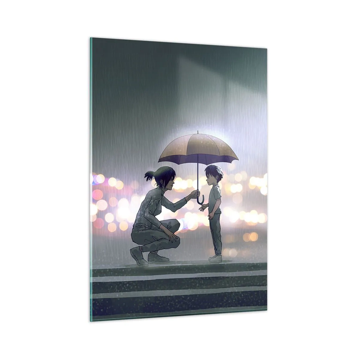 Glass picture - And Everything Is All Right - 50x70 cm